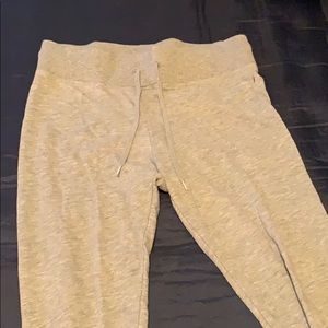 Light gray skinny sweatpants